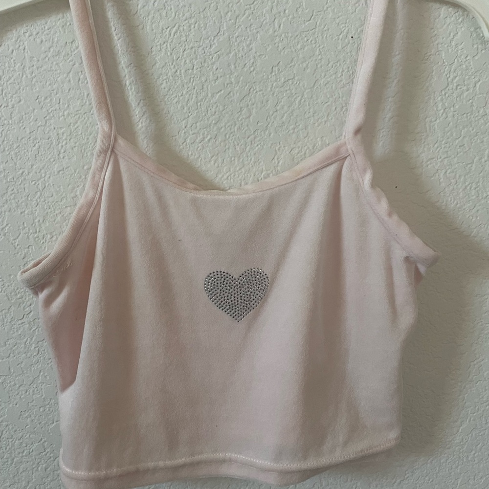 Y2K Suede Crop Top